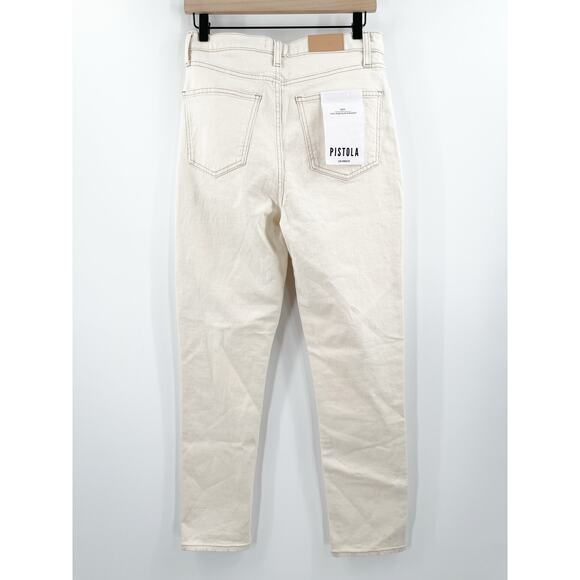PISTOLA Jeans Size 28 Kate High Rise Slim Straight NWT East Side Cotton Stretch - Picture 4 of 16